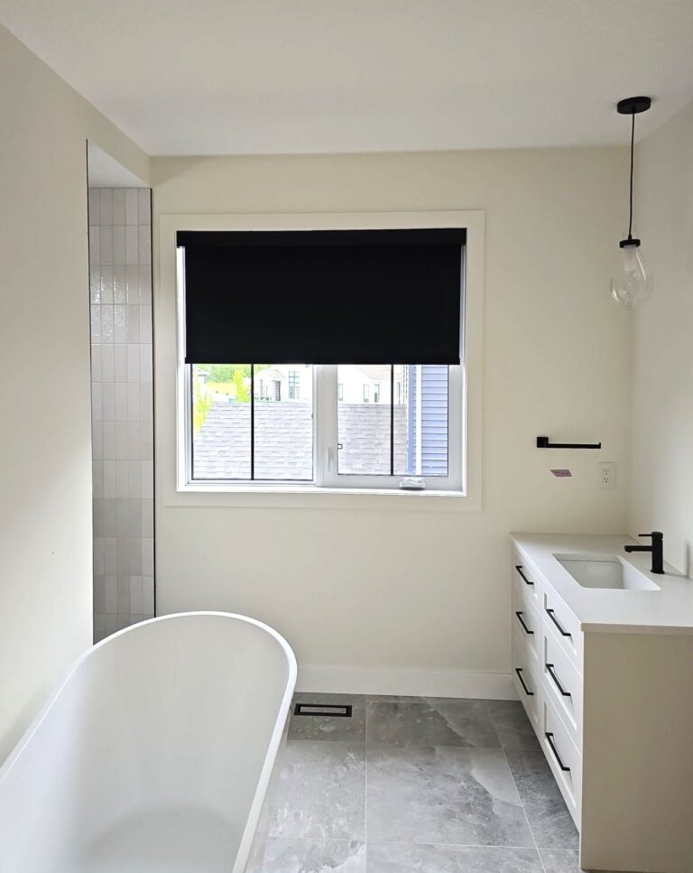 Bold Blinds Custom Blackout Blinds in Bathroom