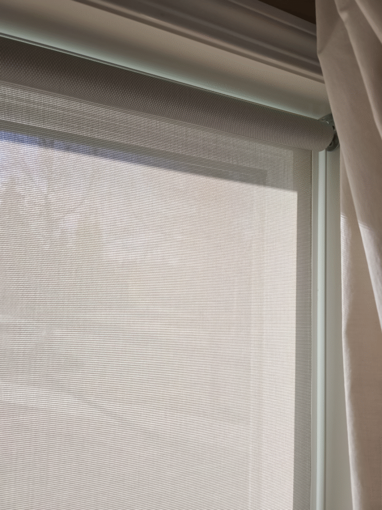 High quality roller shades, custom made to order in Edmonton by Bold blinds