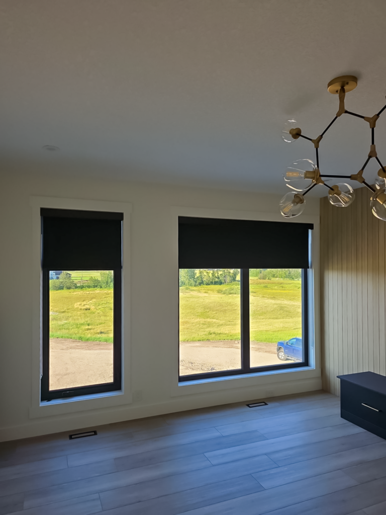 Blackout Blinds for Beaumont Edmonton areas offering complete privacy to homeowners