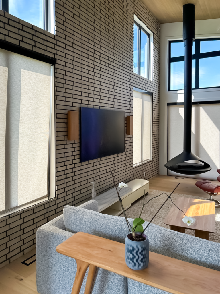 Roller Shades designed by Bold Blinds for Leduc Homeowners